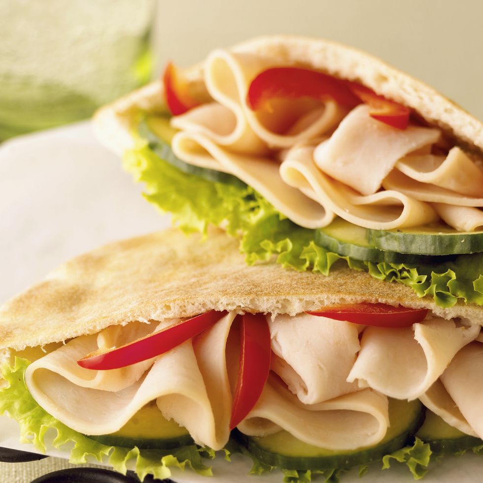 turkey pita sandwich